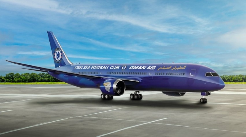 Foto (c) Oman Air - Twitter Chelsea Oman Air