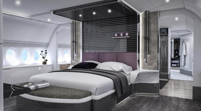 BBJ 777X slaapkamer