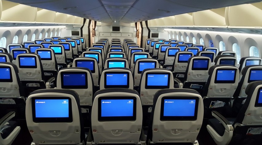 Aeromexico 787-9 interior