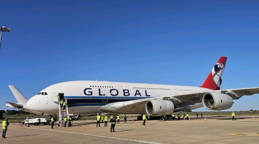 Foto (c) Global Airlines Global A380 oud
