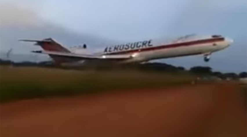 Foto (c) YouTube Aerosucre Boeing 727