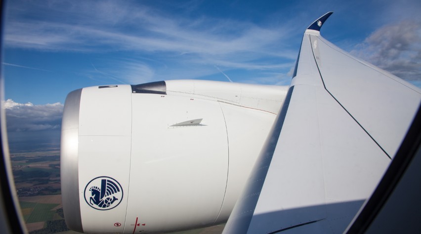 Air France A350 vleugel