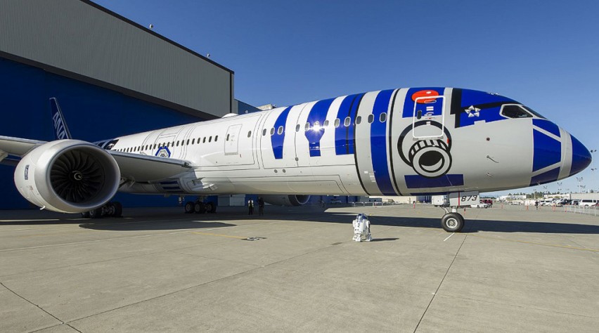 ANA Star Wars Boeing 787 Dreamliner