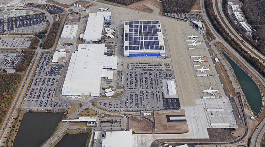 Foto (c) Boeing Boeing 787 fabriek Charleston
