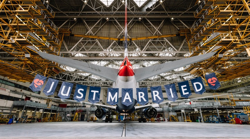 Foto (c) British Airways British Airways Just Married