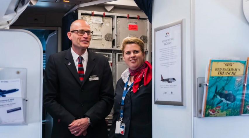 Brussels Airlines Crew Cabine
