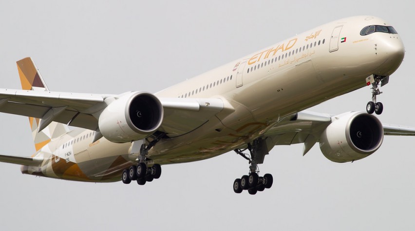 Foto (c) Clement Alloing/Twitter Etihad Airbus A350-1000