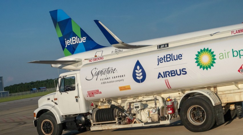 JetBlue biofuel A321