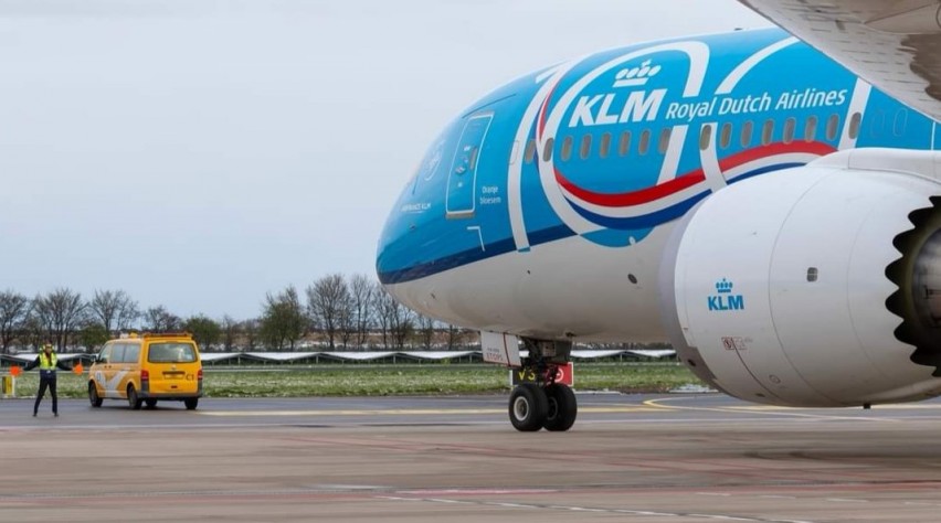KLM 787 Rotterdam