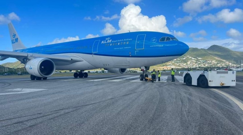 KLM A330 Sint Maarten