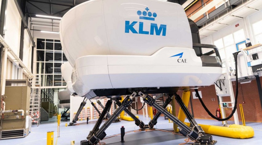 KLM flight simulator