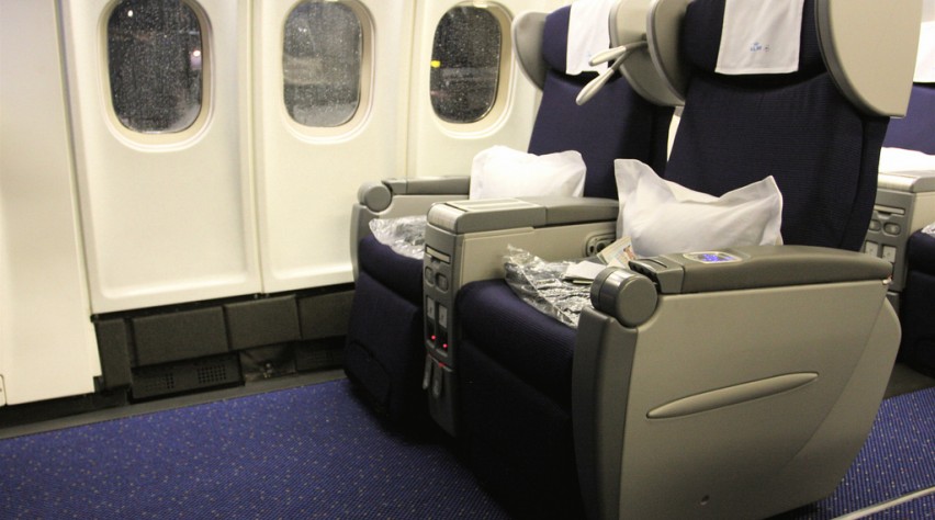 Oude KLM Business Class