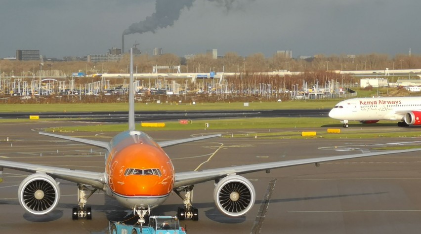 Nieuwe KLM Crown Lounge uitzicht