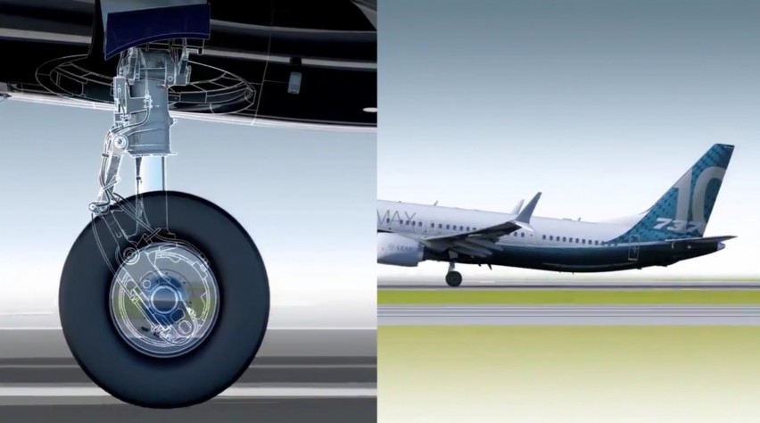 Foto (c) Boeing Landingsgestel Boeing 737 MAX 10