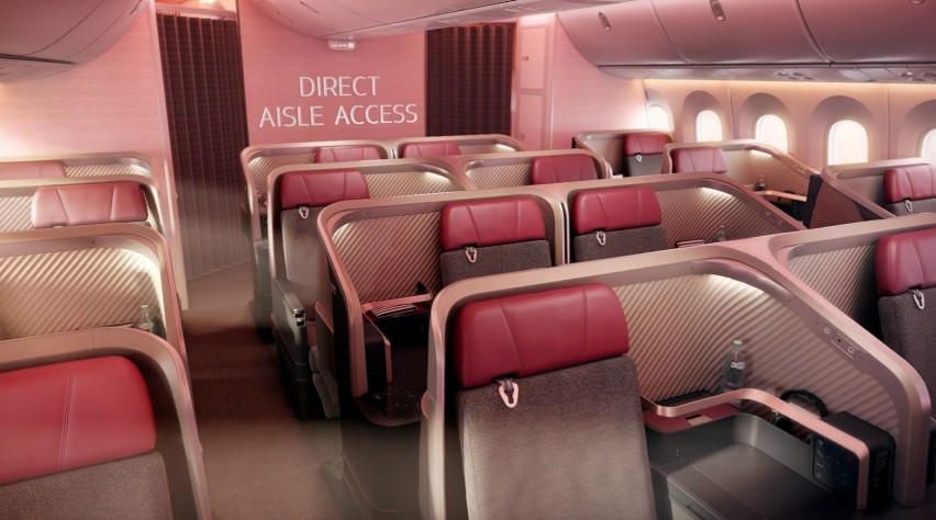 Foto (c) PriestmanGoode LATAM 787 Business Class