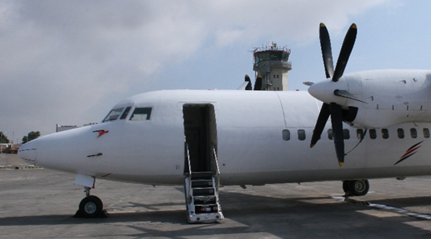 Palestinian Airlines Fokker 50