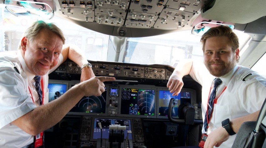 Foto (c) Norwegian Norwegian-piloten Erik en Sven