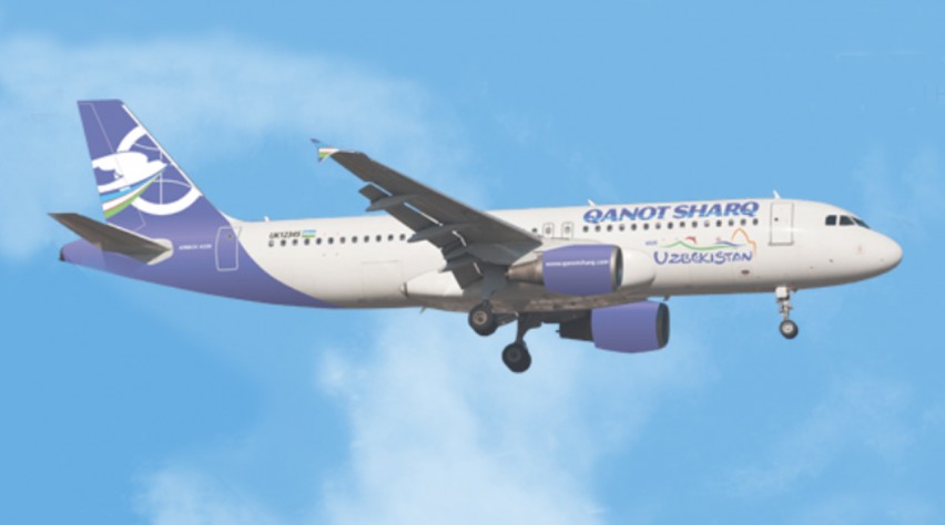 Qanot Sharq Airlines A320