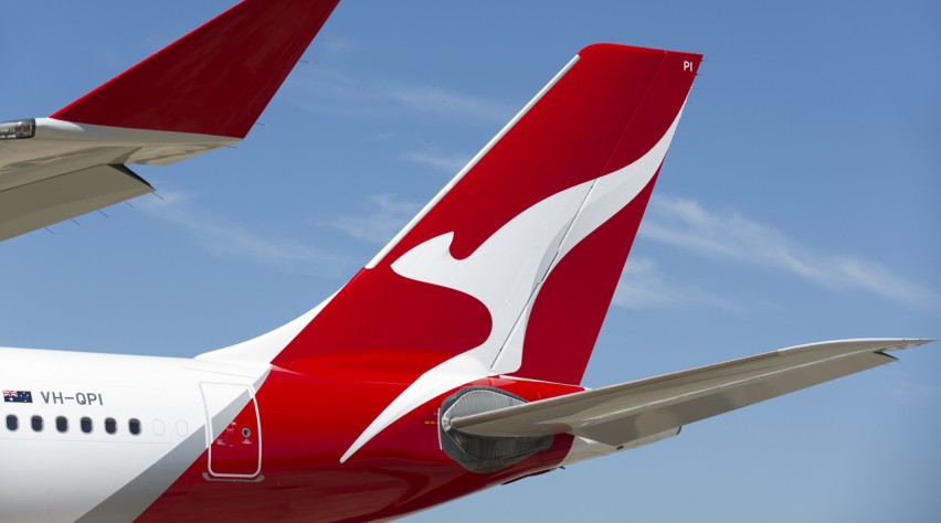 Qantas A330 staart