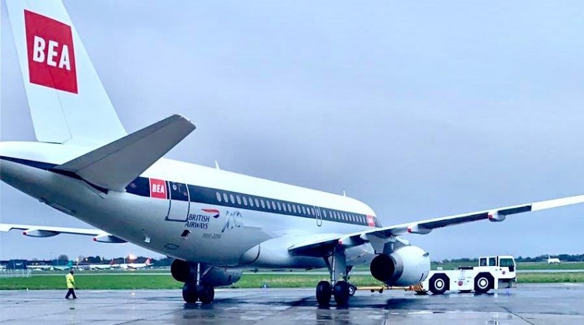 Retro A319 British Airways