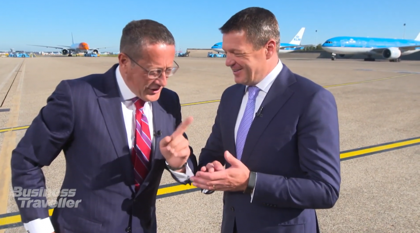 Foto (c) CNN/YouTube Richard Quest KLM
