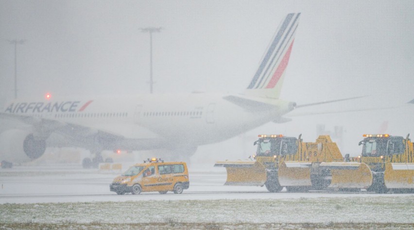 Sneeuw Parijs