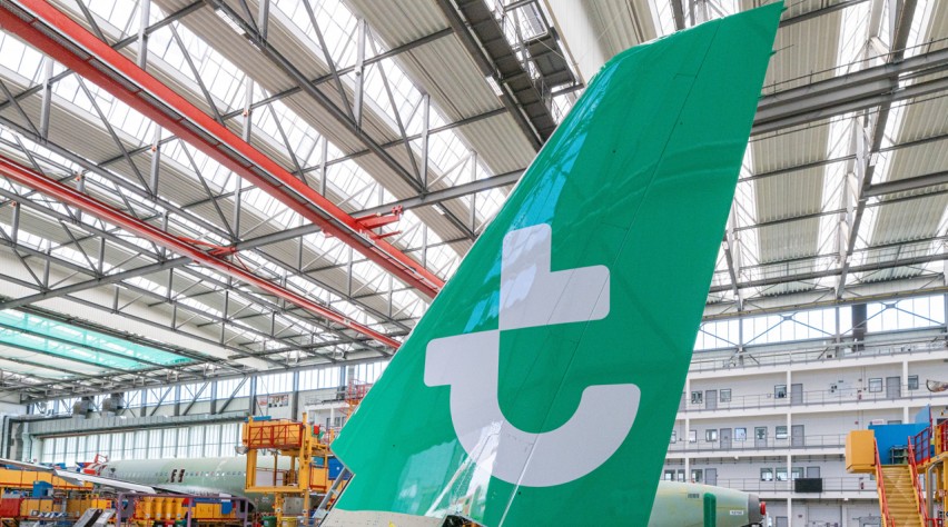 Foto (c) Airbus Transavia nieuwe staart