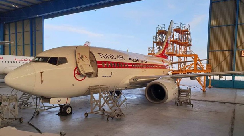 Foto (c) Tunisair Tunisair retro 737