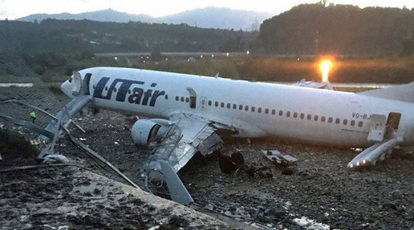 Gecrashte Boeing 737 van UTair