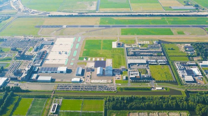 Rotterdam Airport Luchtfoto