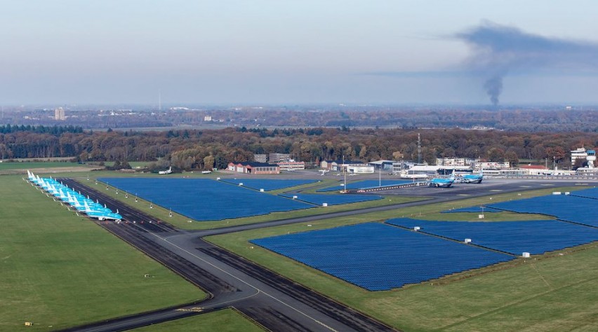 Foto (c) Groningen Airport Zonnepark Groningen Airport