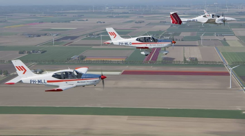 Foto (c) KLM Flight Academy / Ben Ullings Martinair Flight Academy Lelystad Airport afscheid
