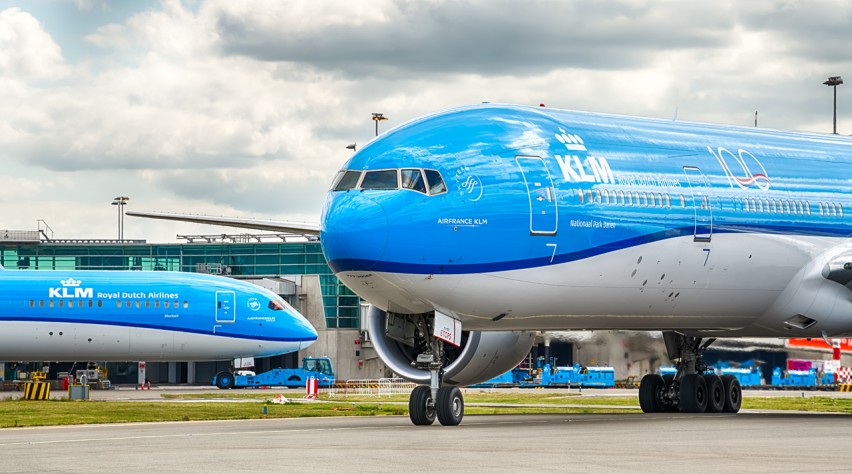 KLM 787 777 Schiphol