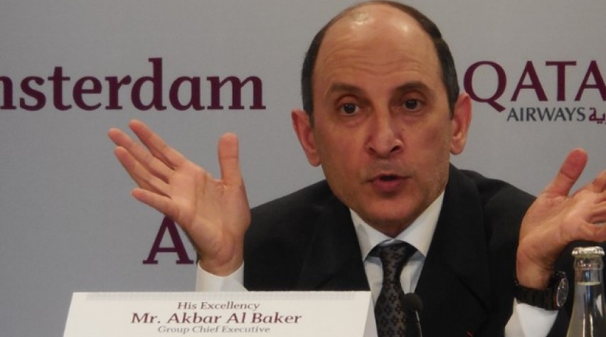 al baker, qatar airways, amsterdam