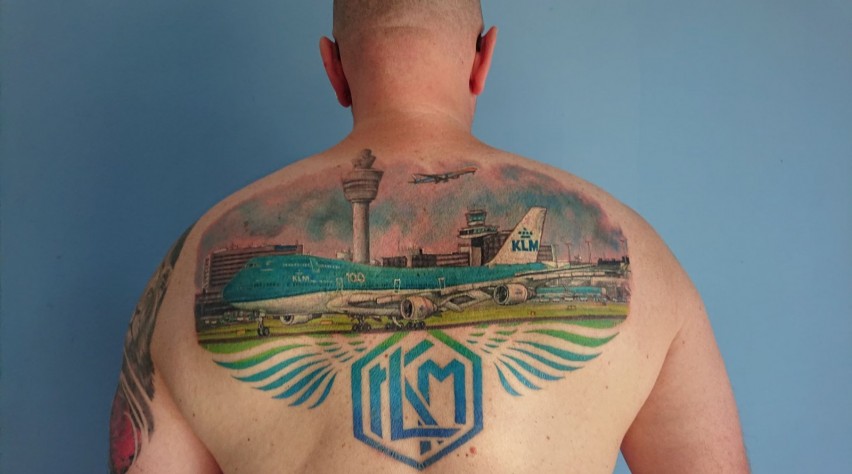 Foto (c) Dirco Wit KLM 747 tattoo