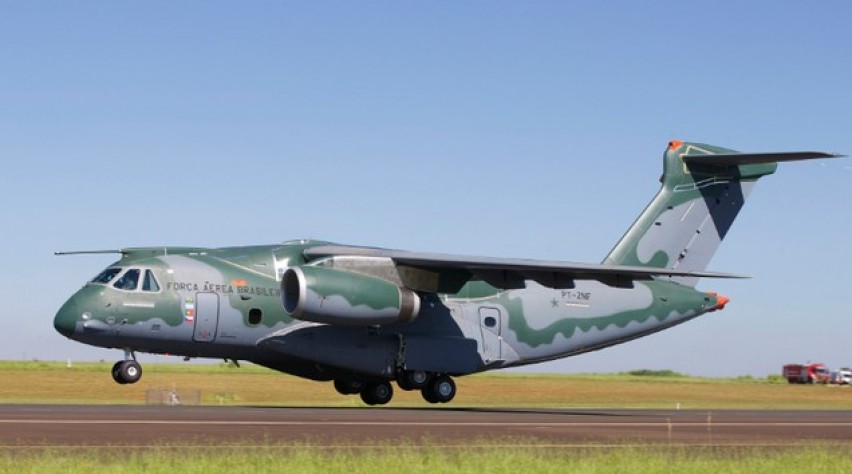 embraer-, kc-390, transportvliegtuig