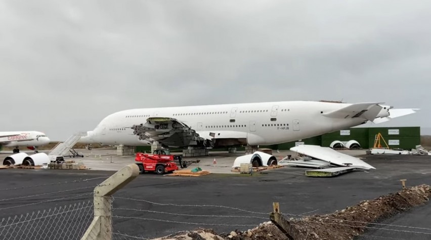 A380 Air France ontmanteling