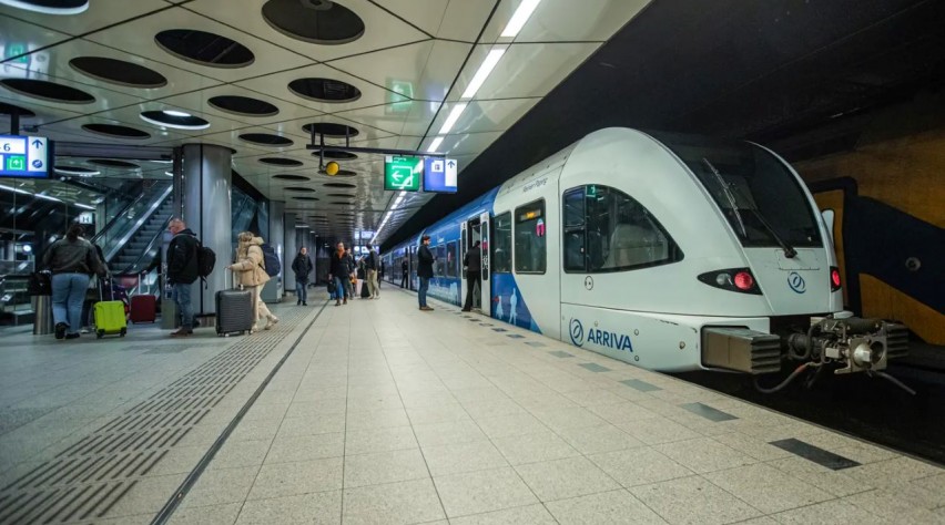 Arriva nachttrein Schiphol