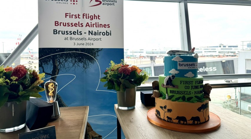 Brussels Airlines Nairobi Eerste vlucht