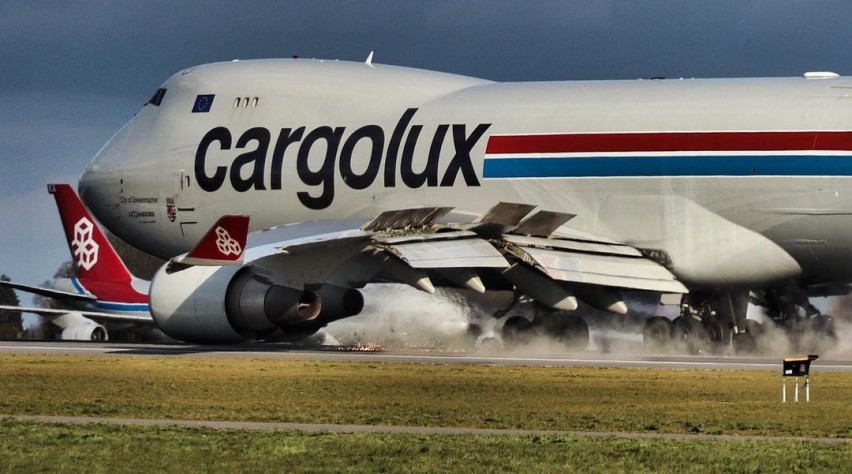 Cargolux 747 Schade