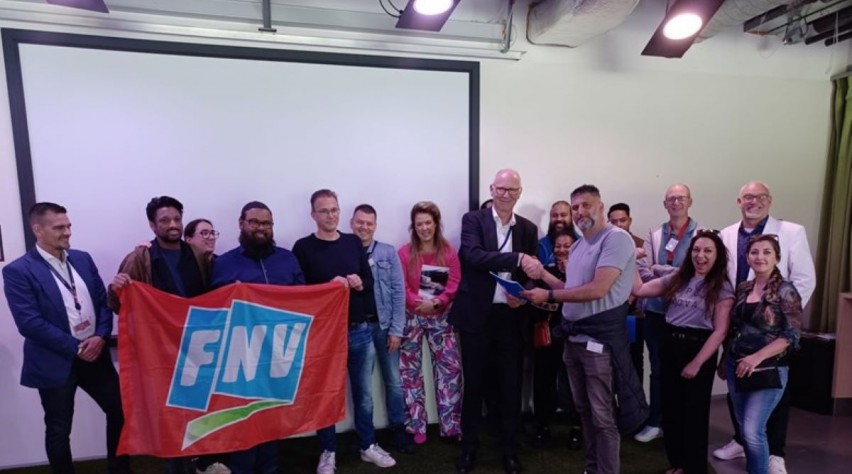 FNV witboek Schiphol