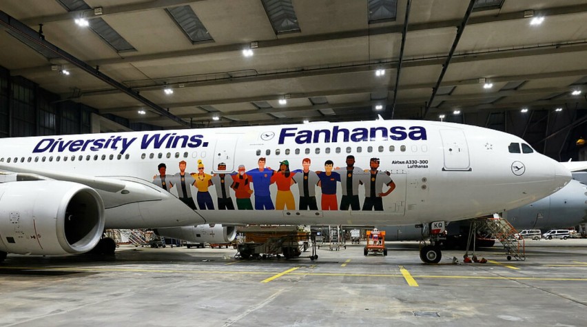 Lufthansa A330 Diversiteit