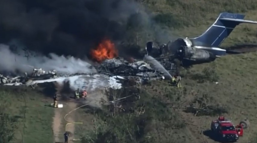 MD87 Crash Houston