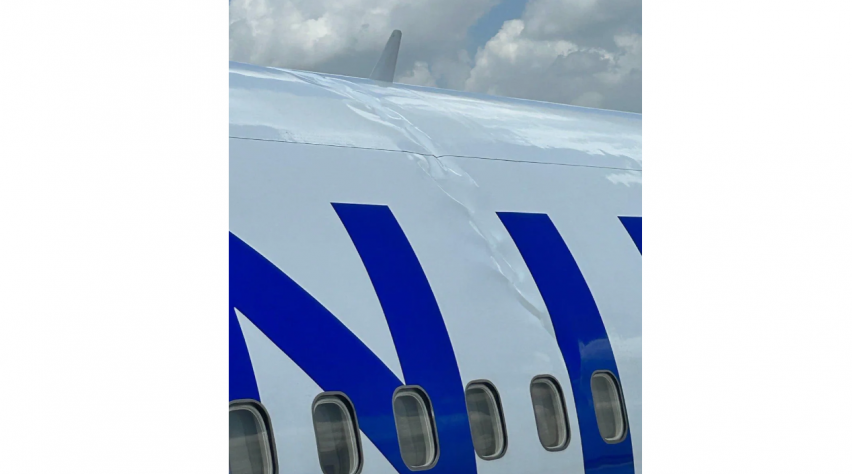 Foto (c) BChips71/Reddit United 767 rompschade
