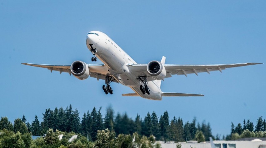 Boeing 777-9 Testvlucht