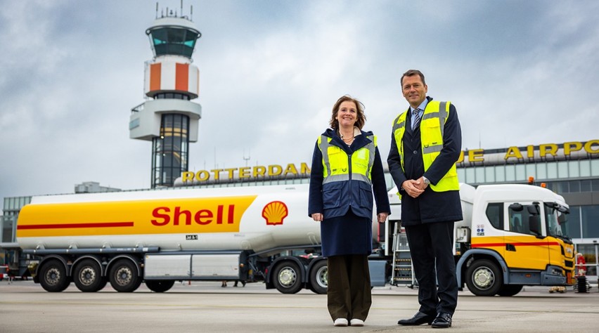 Van Dijk Shell RTHA Rotterdam Airport SAF