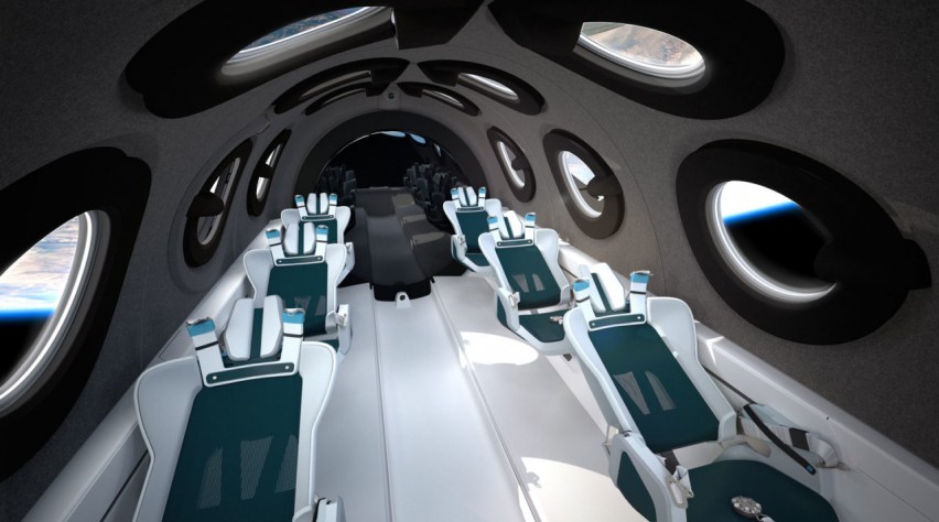 Virgin Galactic onthult interieur van ruimteschip voor ...