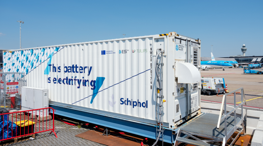 Foto (c) Schiphol Iron Flow Battery