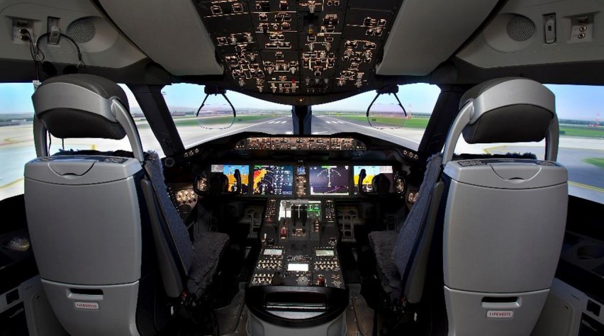 Boeing 787 simulator