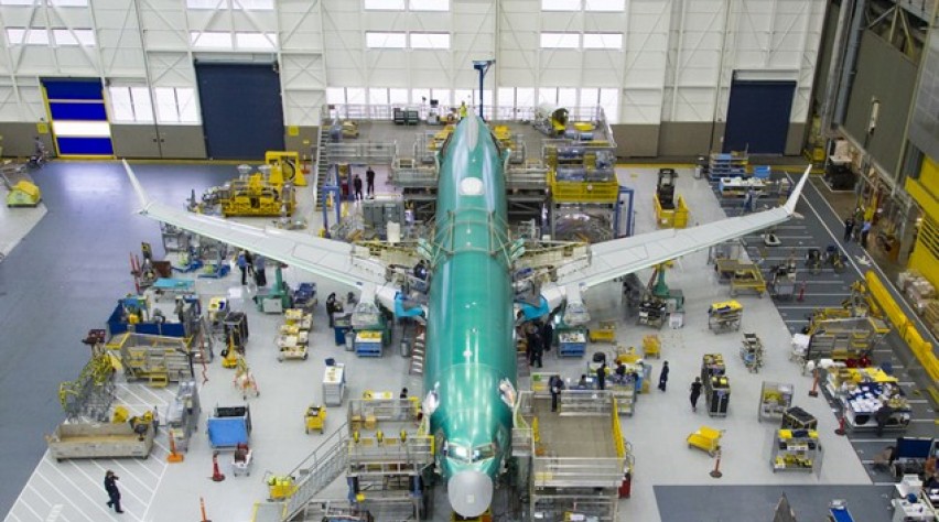 boeing, 737, max, assemblage, renton